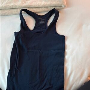 Active Basic Navy Racerback Tank Top